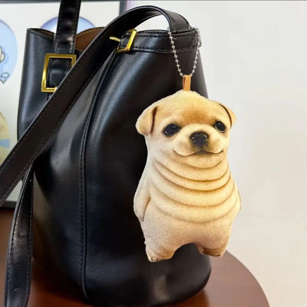 Funny 3D Printing Fat Dog Plush Toy Simulation Abstract Doll Dog Plush Pillow Stuffed Animal Cartoon Dog Cushion Birthday Gift