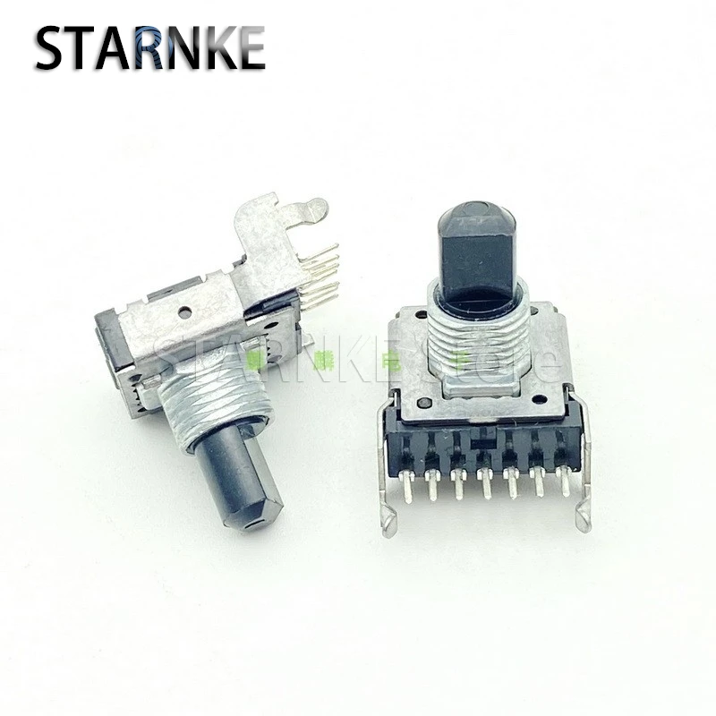 2PCS RK14 Type B50K B100K Single Row 7-pin Power Amplifier Mixer Volume Potentiometer With Midpoint