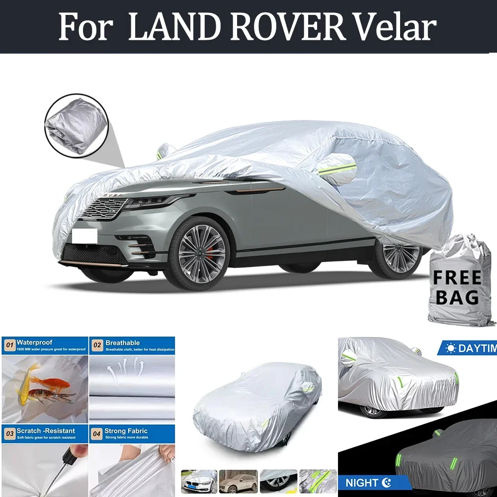 

For LAND ROVER Velar Car Cover Outdoor Protection Covers Snow Sunshade Waterproof Dustproof Exterior UV Car Accessories