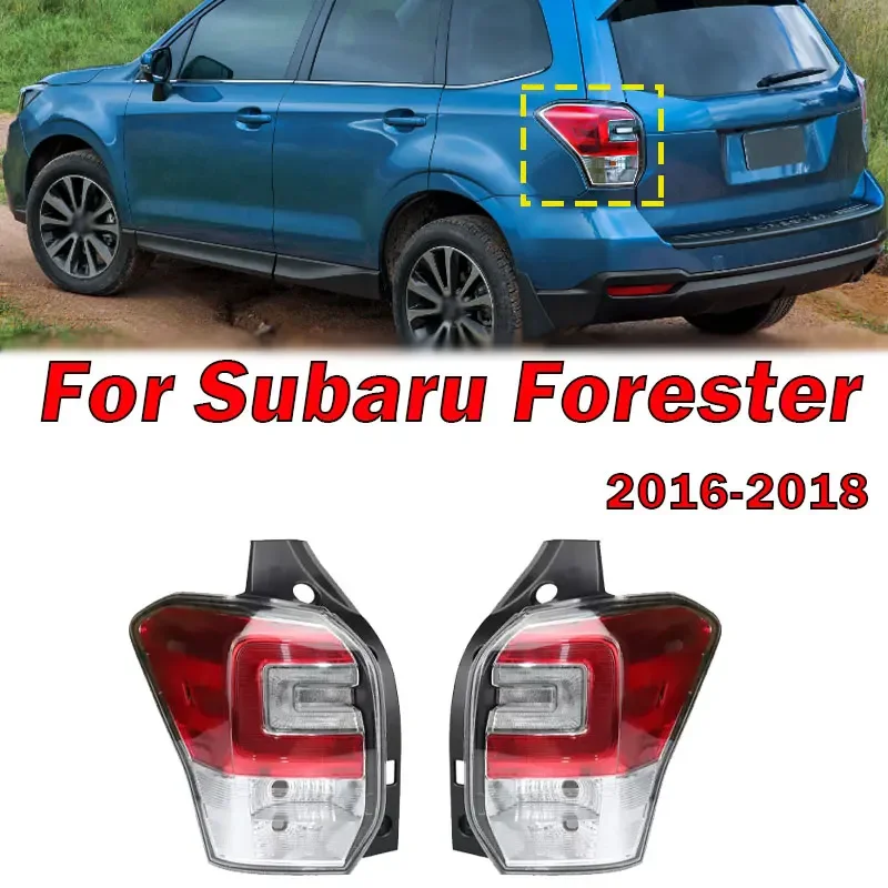 

For Subaru Forester 2016-2018 Car Rear Tail Light Turn Signal Brake Stop Lamp Housing Auto Taillight Cover Without Bulb and Wire