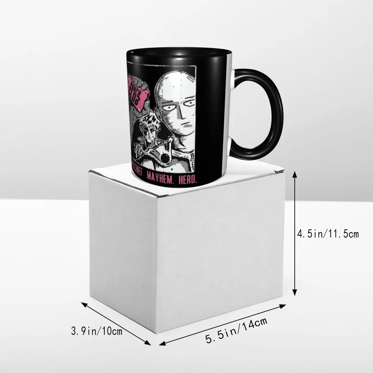 كوب هدية One Punch Man للنساء والرجال لطيف لكمة نادي فنجان شاي هدية عيد الميلاد للمنزل