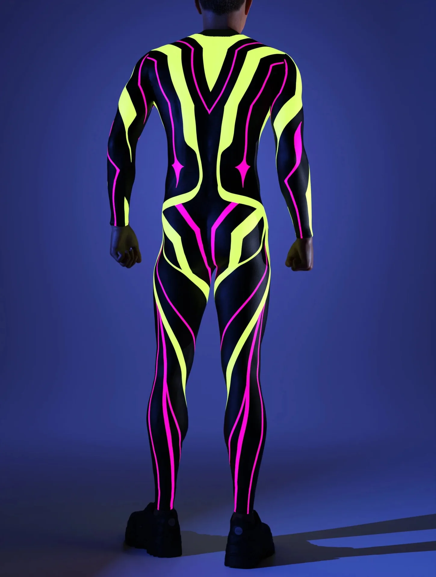 Cooler Rüstungs-Cosplay-Bodysuit Cosplay-Jumpsuit Steampunk-Punk-Kostüm Halloween-Party-Show-Auftritt Herren Zentai-Anzug 2026 – Detail 19