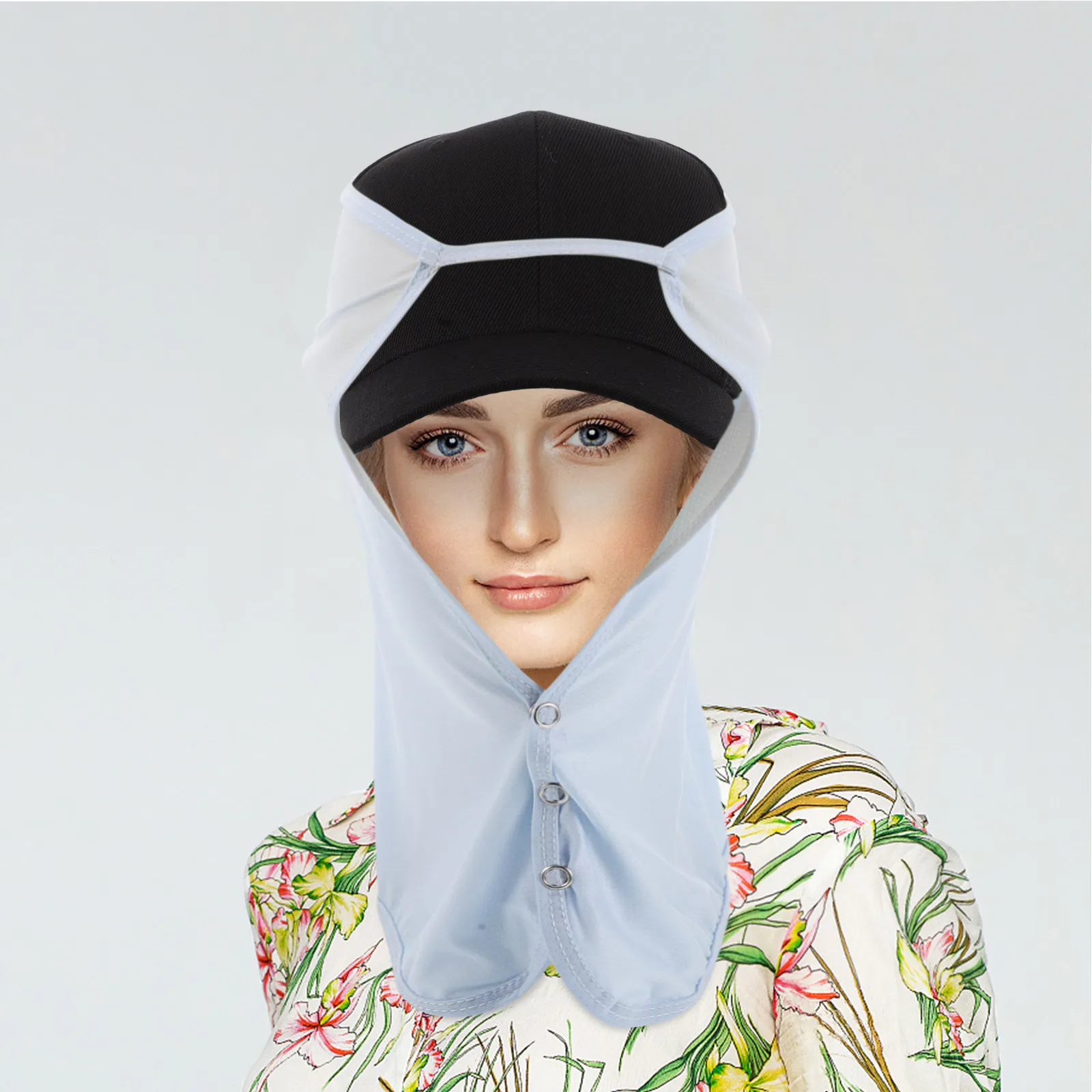 

Sun Visor Neck Drape Cooling Uv Protection Face Guard Sun Protection Neck Cover Headwear for Golf Outdoor Activities Cycling