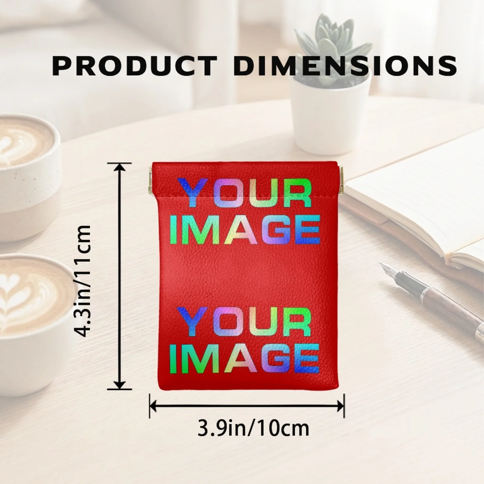 Mini Square Bag Charm Bag Light Leather Elasticity Bag Decor Accessories Creative Keychain Coin Purse Custom Print On Demand
