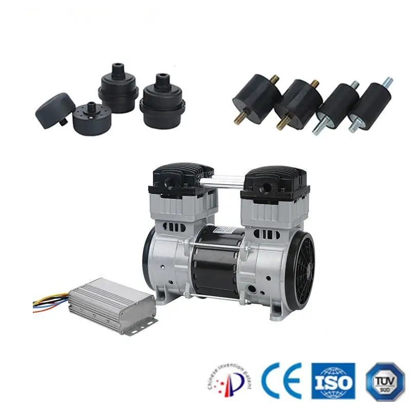 JDpump AP-1500DC 12V 24V ブラシレスガスブースターポンプ、オイルフリー酸素濃縮器エアコンプレッサー空気ポータブル真空ポンプ