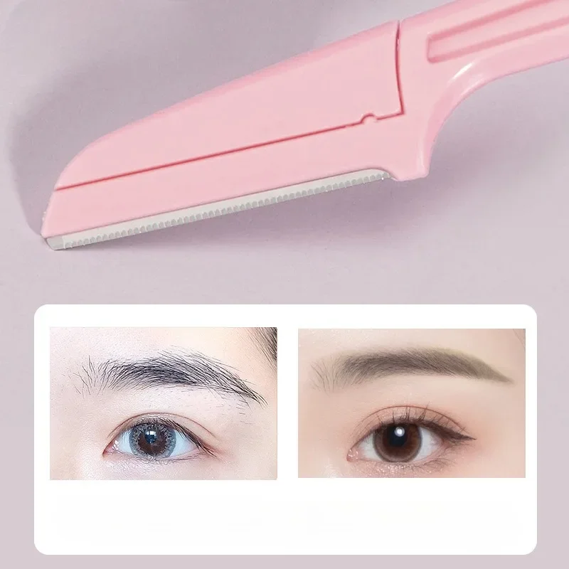 Portable Eyebrow Trimmer for Beginners Scratch Resistant Replaceable Macro Beauty Tool Safe Protection Portable and Durable