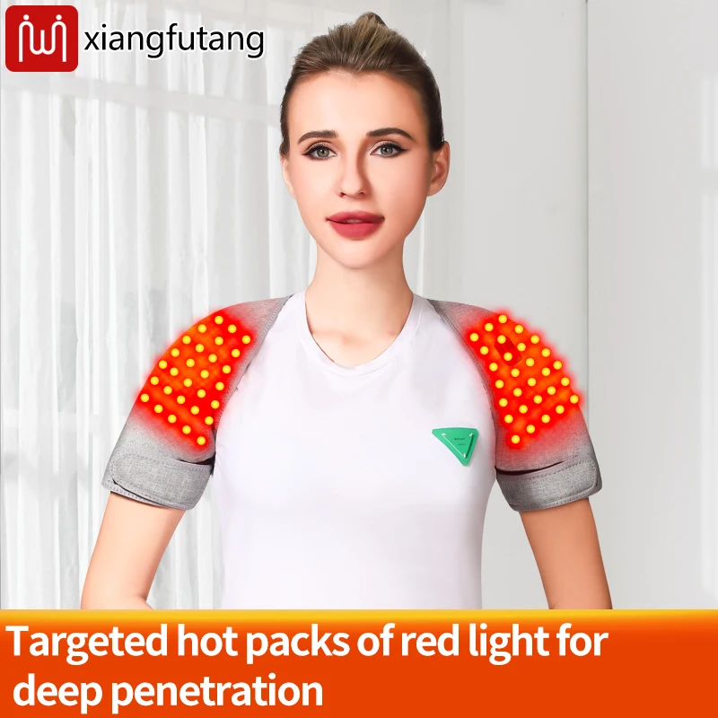 

Red Light Therapy Electric Heating Shoulder Wrap - for Pain Relief and Muscle Recovery Shoulder & Neck Warmth Massage Vest