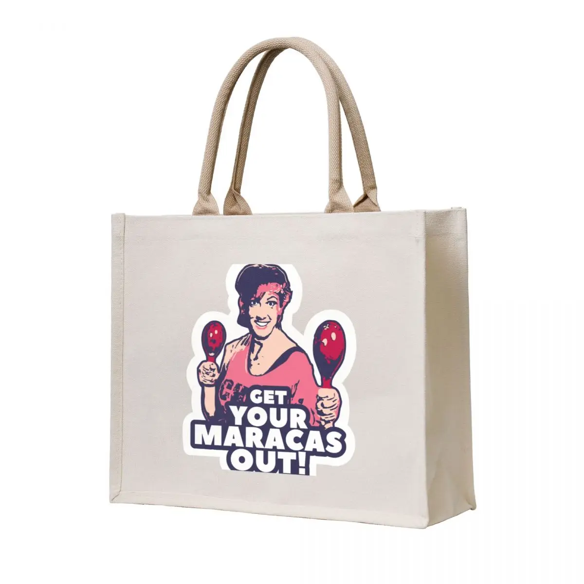 

miranda hart - get your maracas out- quotes-pop art Tote Bag Women's shopper Women's handbag sacs de shopping