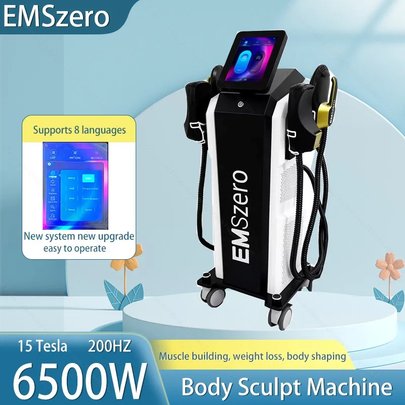 2024 EMS body sculpt EMSZERO 6500w 15 Tesla Machine Hiemt RF Professional Fat Removal Body Sculpting Muscle build machine