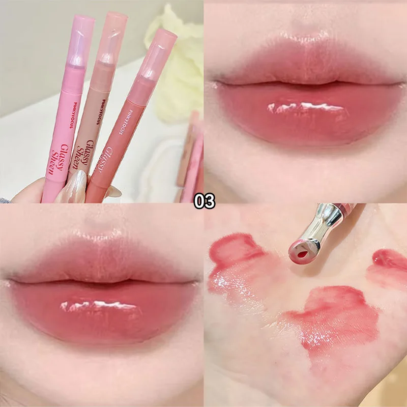Pinkyfocus Lip Gloss Is Moisturizing, Natural, Easy to Apply, Has a Water-Glossy Finish, Doesn'T Stick to the Cup, Doesn'T Show Lip Lines, Isn'T Sticky, Makes Lips Look Plump, Brightens the Complexion, High-End