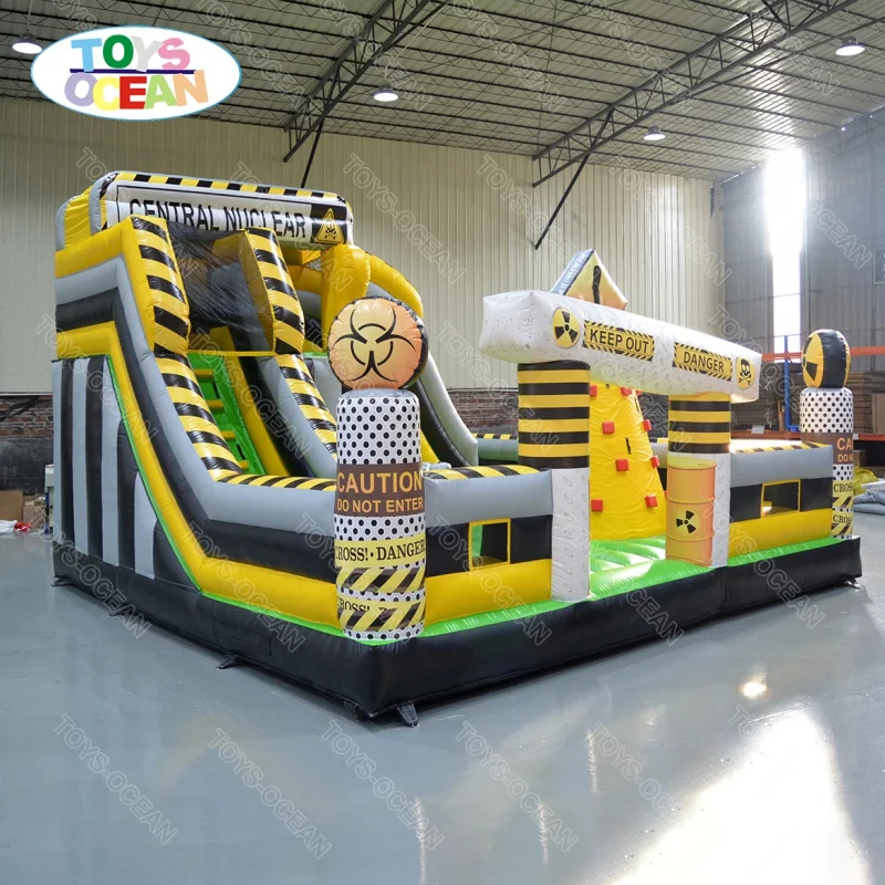 Inflatable Climbing Wall Slide Bounce Combo | Kids Adventure Park | Commercial Use