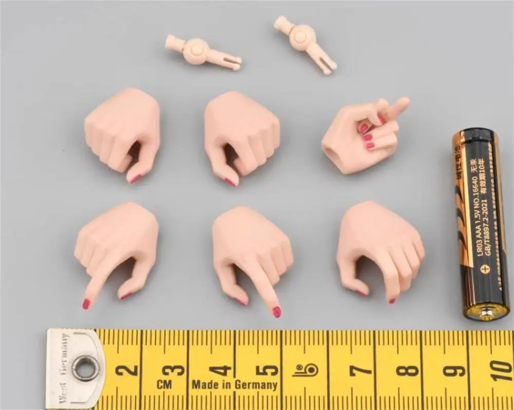

1/6 DAMTOYS GK004MX Female Nurse Kingdom Changeable Hand Types 6PCS/SET Accessories Toys Model For 12" TBL PH Doll Figure DIY
