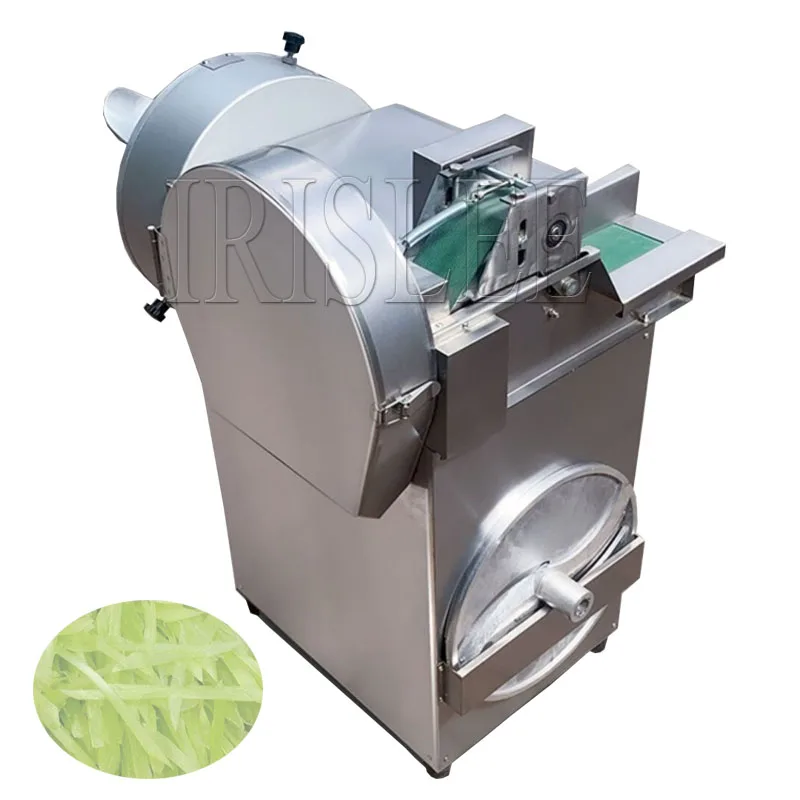 

Efficient Double Head Vegetable Cutter Fruit Cutting Machine Dicer Shredder Slicing Machine