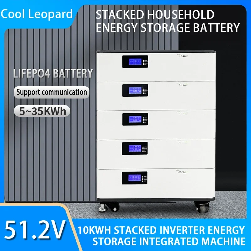 

Stacked household energy storage battery 25KWh solar power generation system household energy storage lifepo4 battery