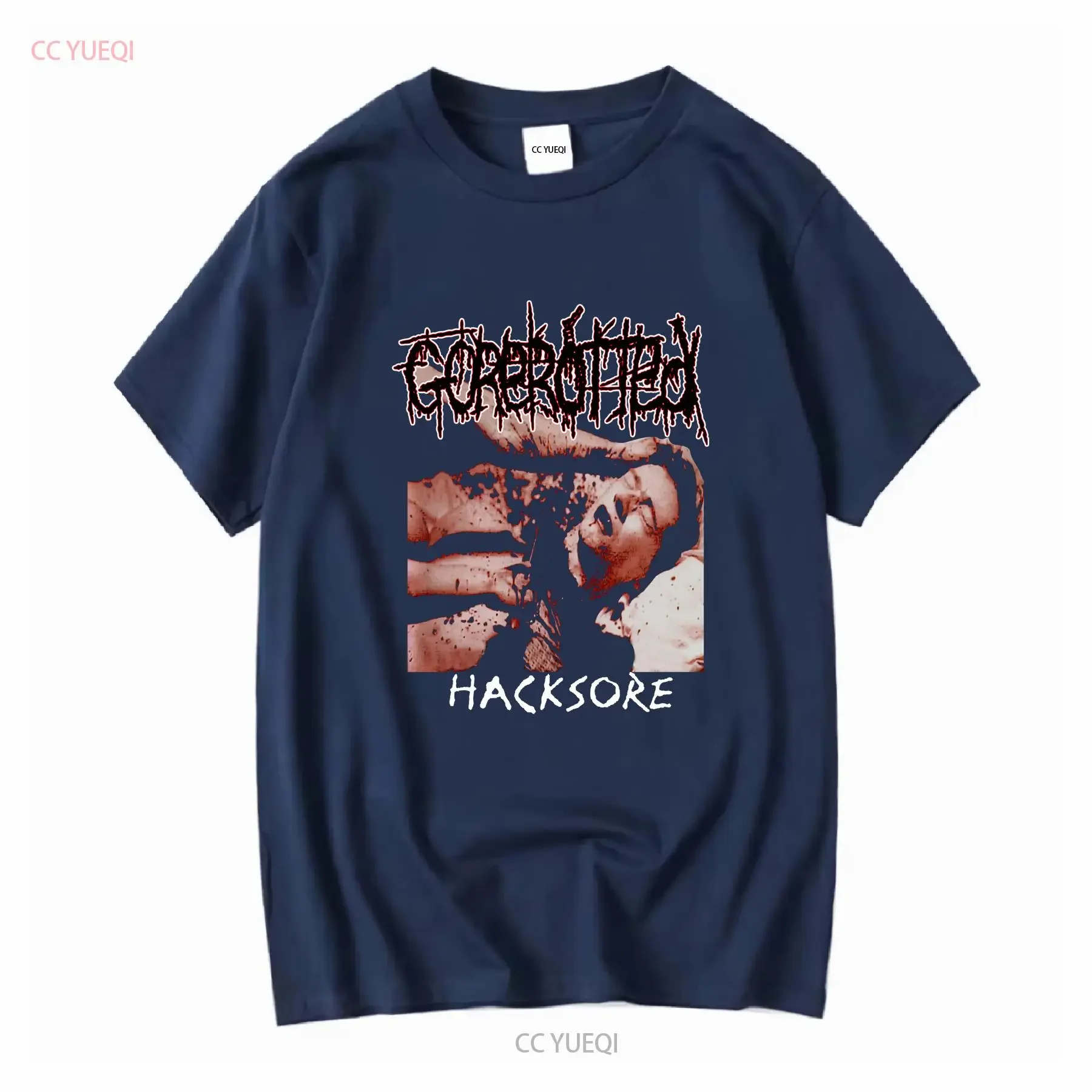 Vintage 2000 Gorerotted Hacksore T Shirt XL Mutilated In Minutes Grindcore Metal long or short sleeves vintage Washed - view 4