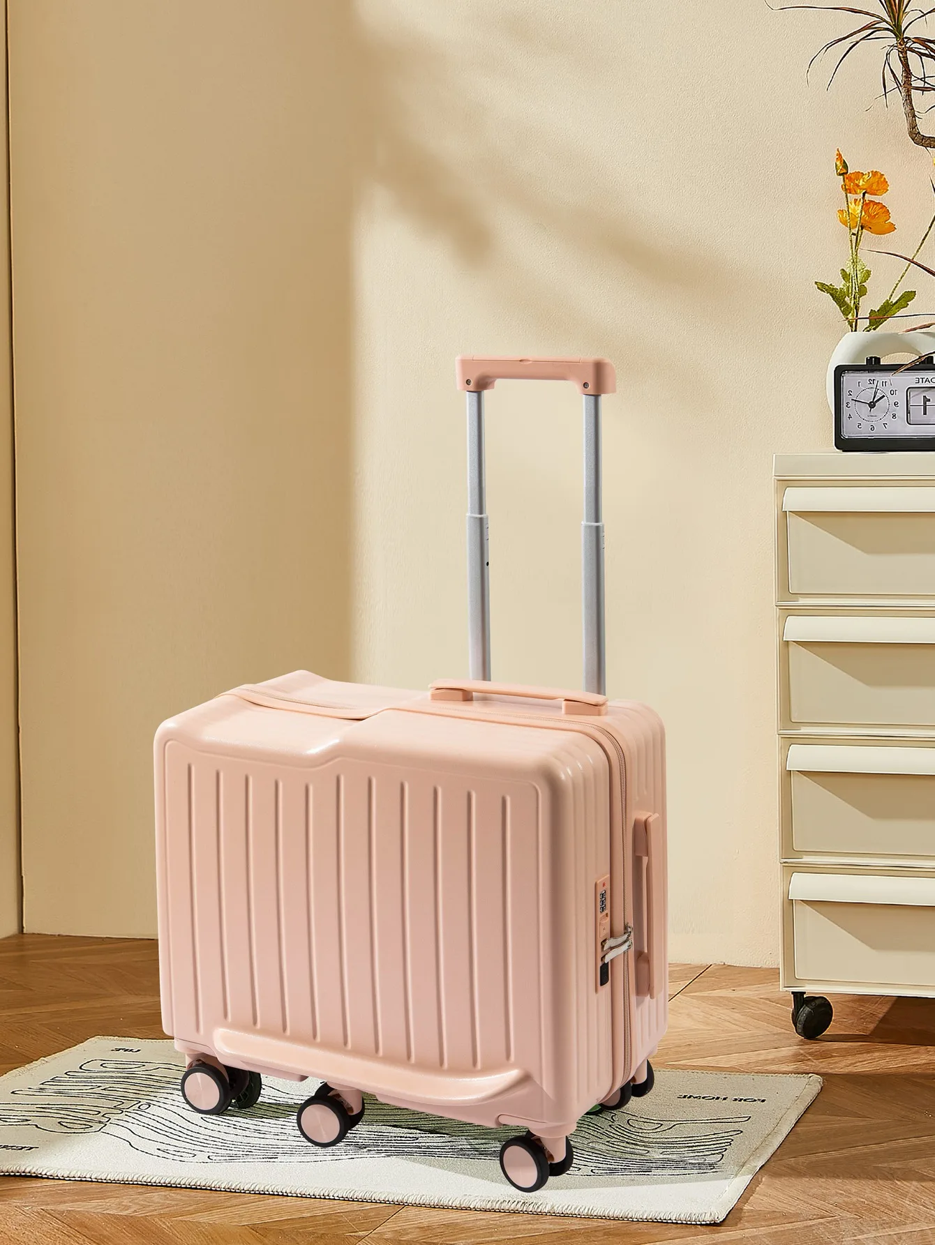 Multi functional luggage suitcase, trolley case, 18 inch boarding case, travel case, password box, cycling case