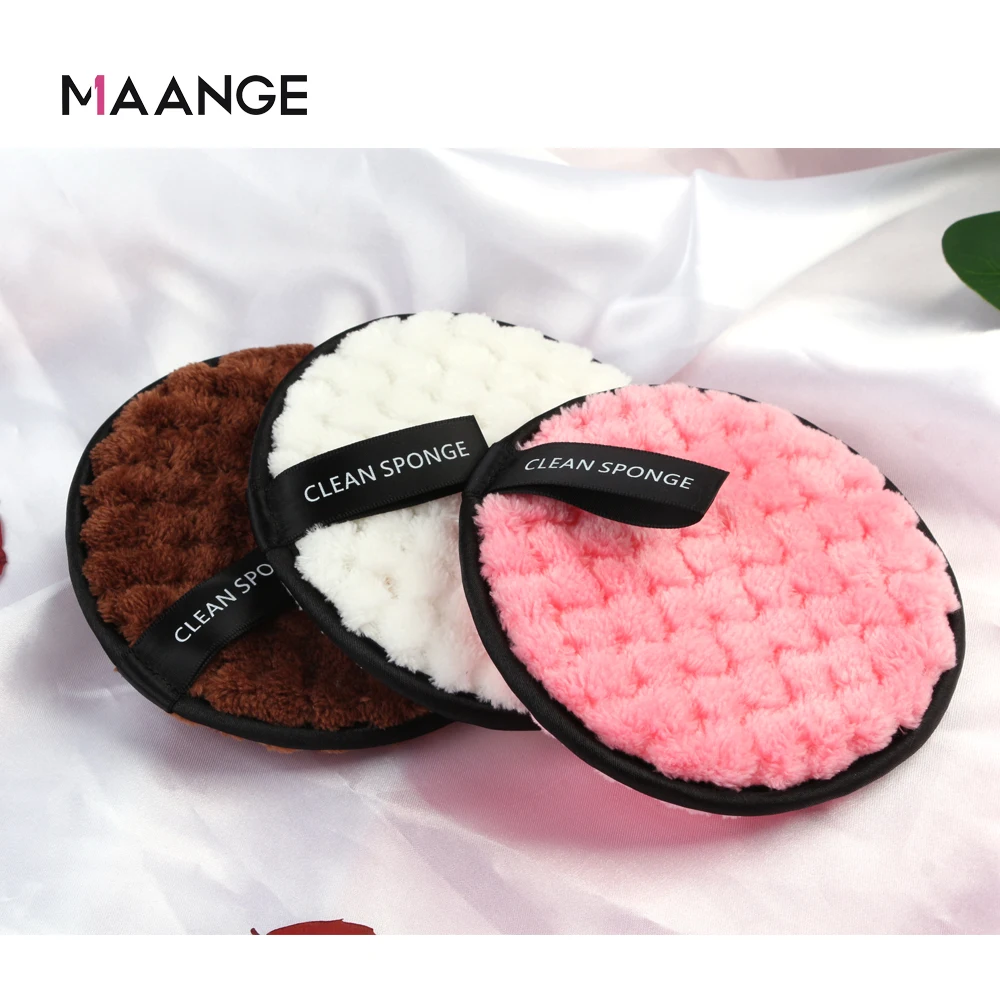 Microfiber Cloth Pads Remover Face Cleansing Towel Reusable Cleansing Makeup Sponge  Double Layer Nail Art Cleaning Wipe Tools