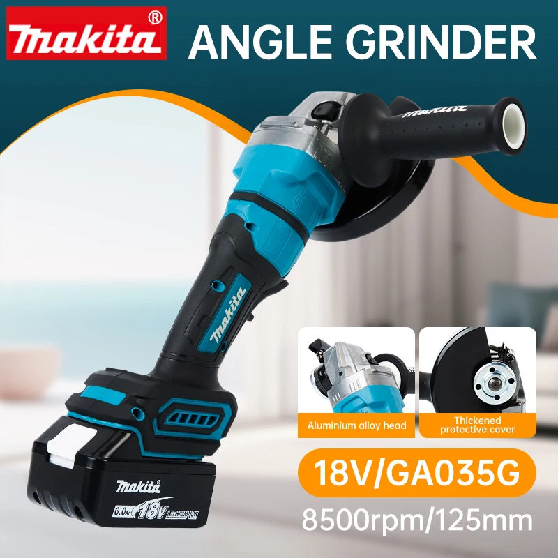 Makita  GA035G 20V lithium battery Edge grinding machine, durable and fast Gasoline brush cutter риммер фаскосниматель 농업용기계