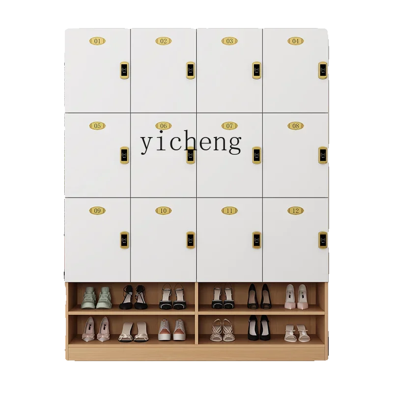 TQH Wooden Gym Locker Yoga Studio Beauty Salon Deposit Box Locker