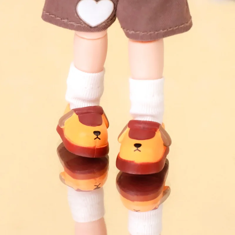 Ob11 Dolls Slippers Pvc Shoes Cartoon Cute Sports Shoes with Magnet for Molly, Obitsu11,Gsc, Ufdolls,1/12BJD Doll Accessories