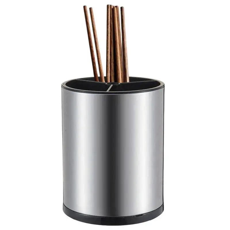 

Stainless Steel Utensil Holder Multi Compartment Kitchen Utensil Holder Chopsticks Organizer Utensil Holder For Kitchen Counter