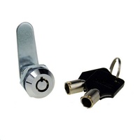 Drawer Tubular Cam Lock Keyed Different for Door Mailbox Cabinet Tool Box with 2 Keys DIY Furniture Hardware 20mm HT274