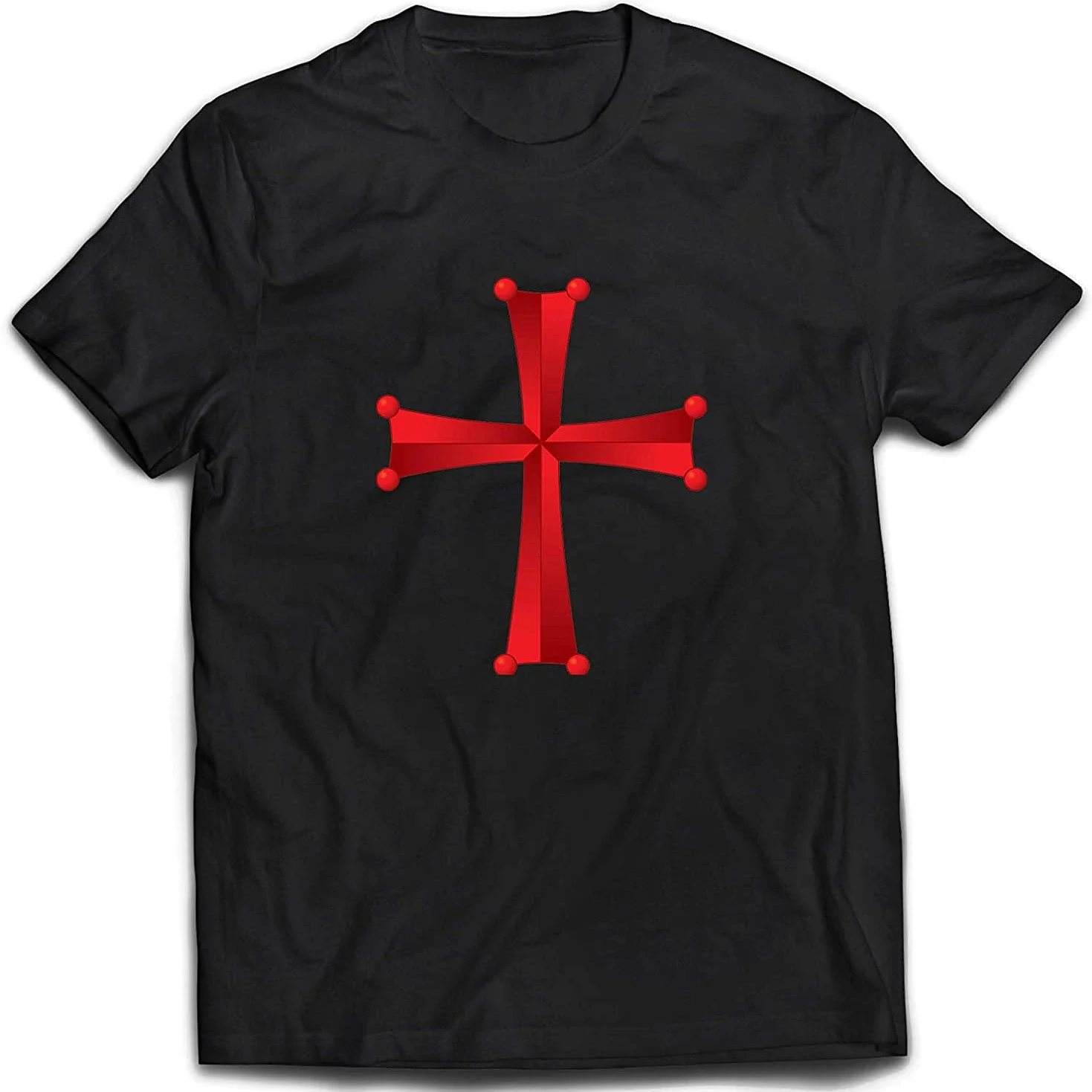 Order of Solomon's Temple - The Knights Templar Cross T-Shirt 100% Cotton O-Neck Short Sleeve Casual Mens T-shirt Size S-3XL