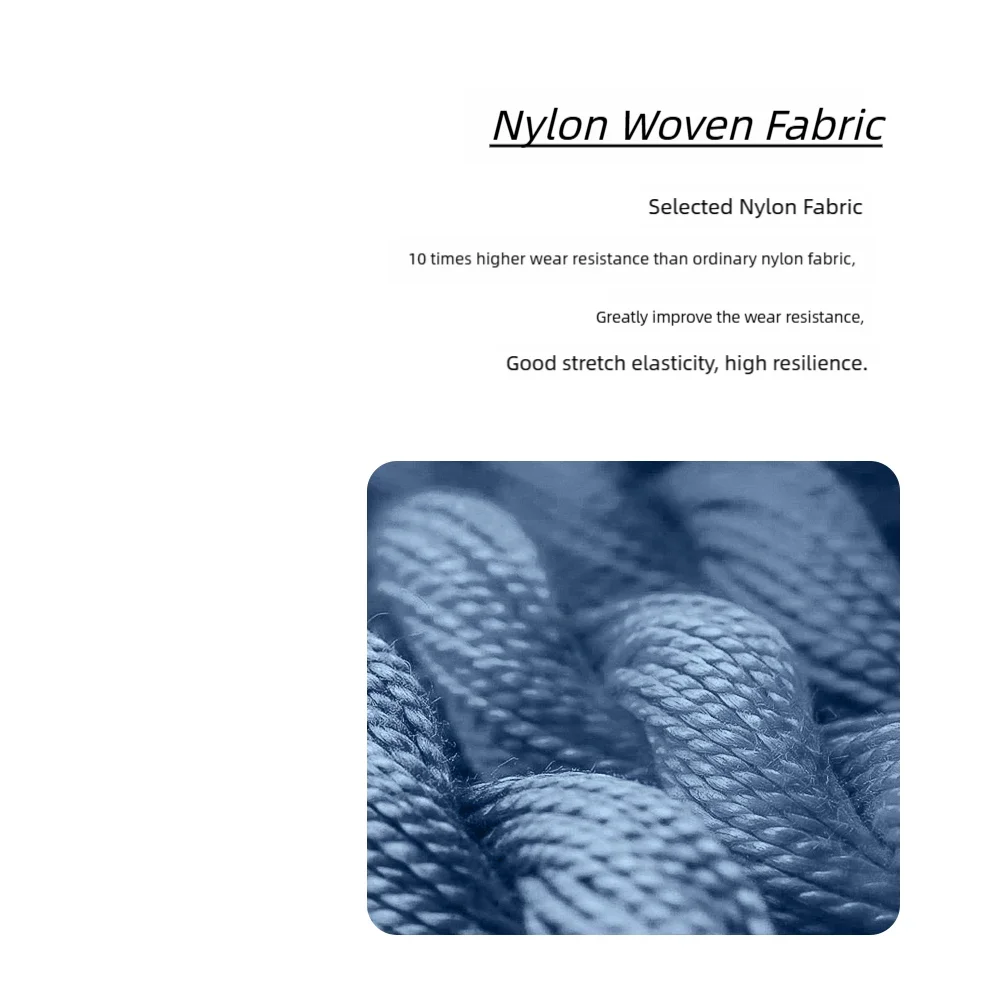 Return Braided Slide Buckle Strap For Xiaomi Mi Band 8Pro/9Pro Redmi Band 4 Quick Release Hard-wearing Nylon Adjustable Unisex