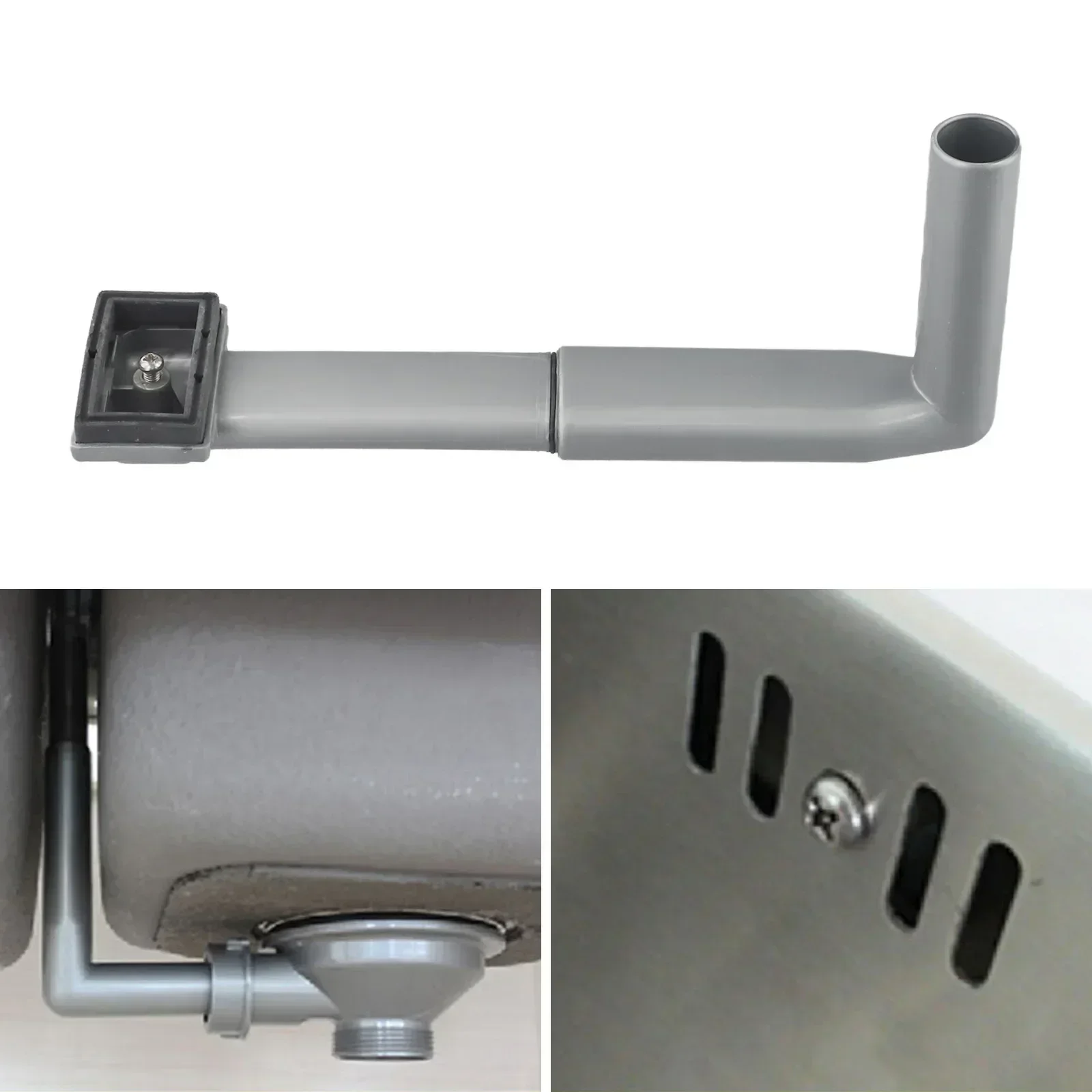 

1Set Side Square Overflow Head Washbasin Drainer Replacement ABS Hard Pipe Square Overflow Pipe For Kitchen Sink Accessories