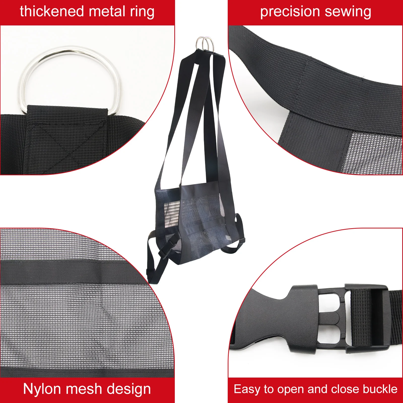 1 قطعة حبال العجل لوزن الحيوان-مقياس العجل المعلق مقياس الوزن الرافعة مع حزام قابل للتعديل لوزن الكلب الماعز الماشية #3