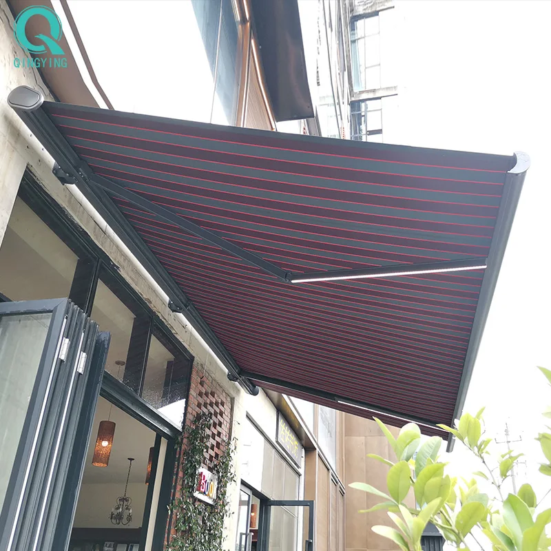 

Full Cassette Aluminum Folding Arm Balcony Garden Patio Gazebo Door Motorized Window Electric Outdoor Canopy Retractable Awning
