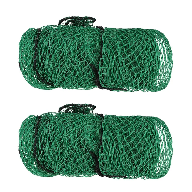 

2X Golf Practice Net Heavy Duty Netting Rope Border Sports Barrier Training Mesh Golf Training Accessories 3X3meters