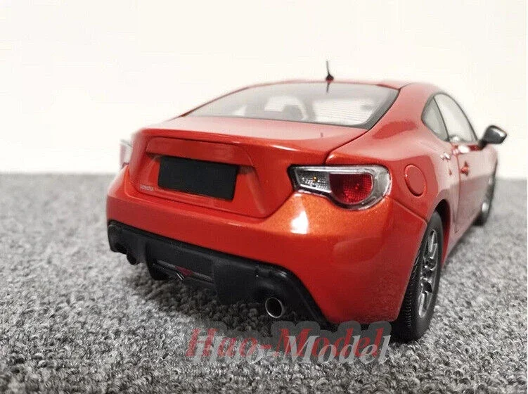 1/18 FAW For Toyota GT86 Sports Car Model Alloy Diecast Kids Toys Boys Birthday Gifts Hobby Display Collection Ornaments Orange