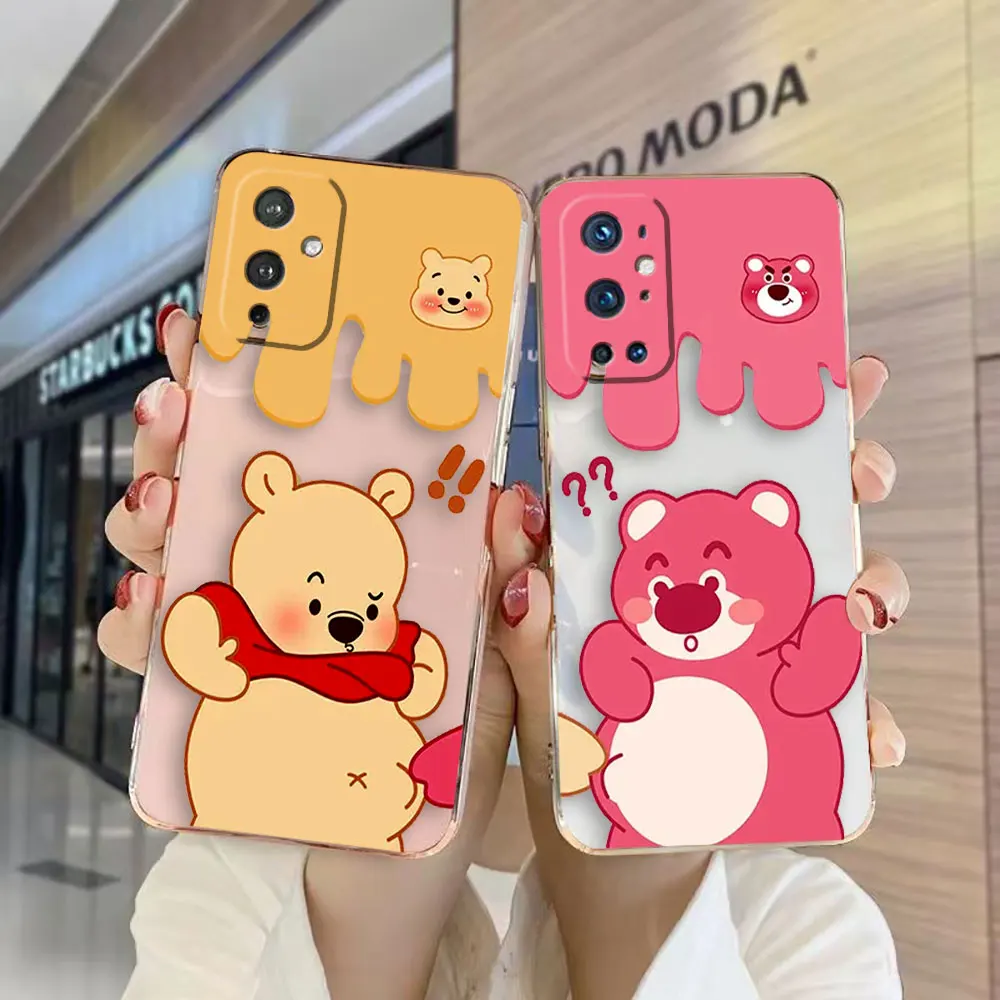 

Cover Smooth E-TPU Phone Case Oneplus 8 8T 9 NORD CE 2 3 MOTO G8 G9 G22 G30 G50 G52 G Stylus 5G Case Winnie The Pooh Bear Lotso