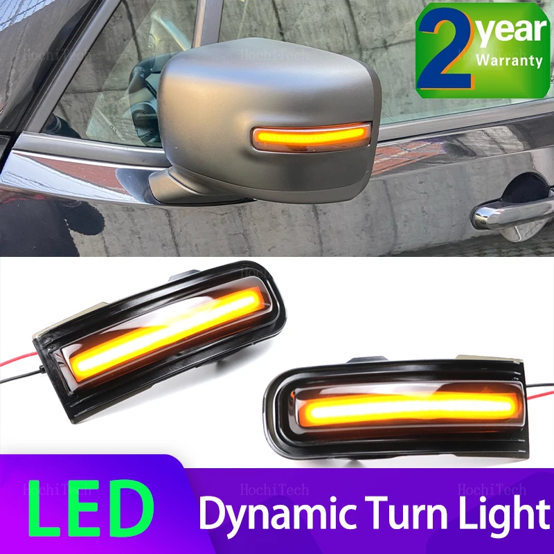 2x Dynamic Blinker LED Turn Signal Light Indicator Side Mirror Lamp For Jeep Renegade 2015-2022