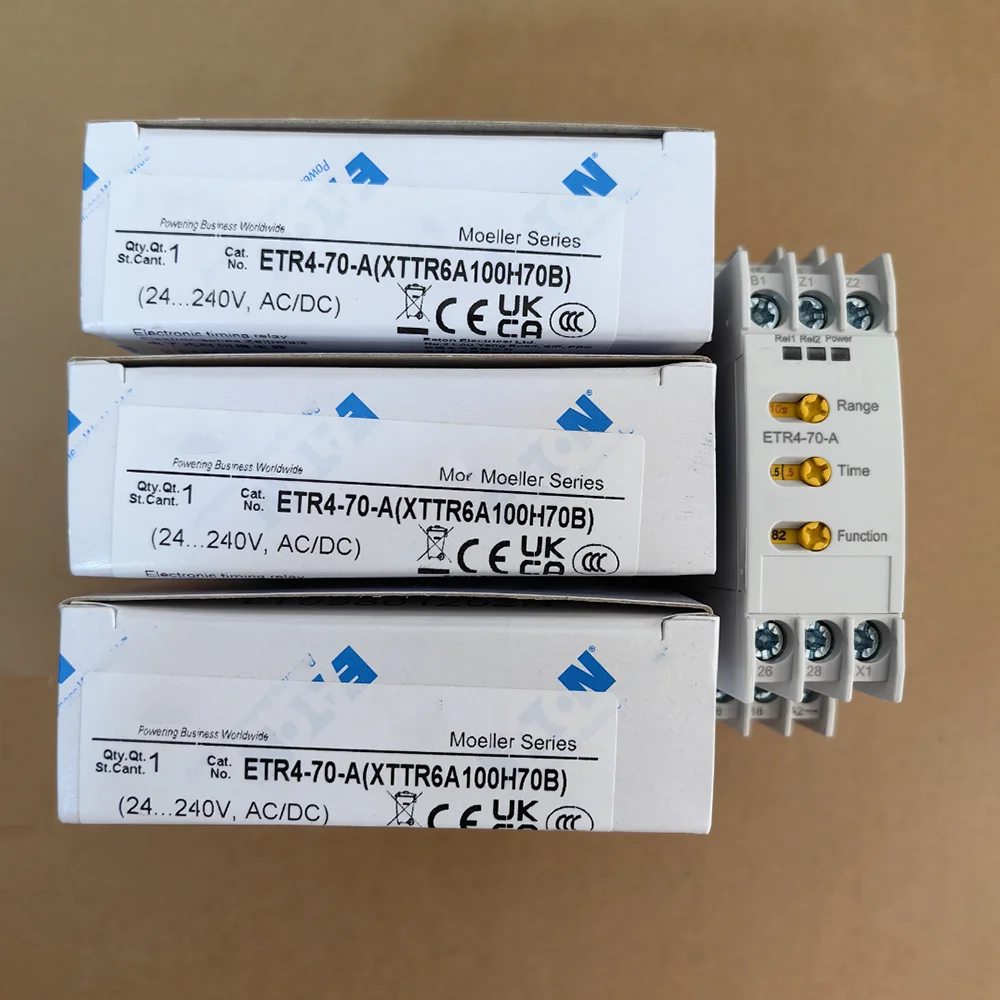 ETR4-70-A 24 - 240V AC/DC 1 PCS Electronic Time Relay
