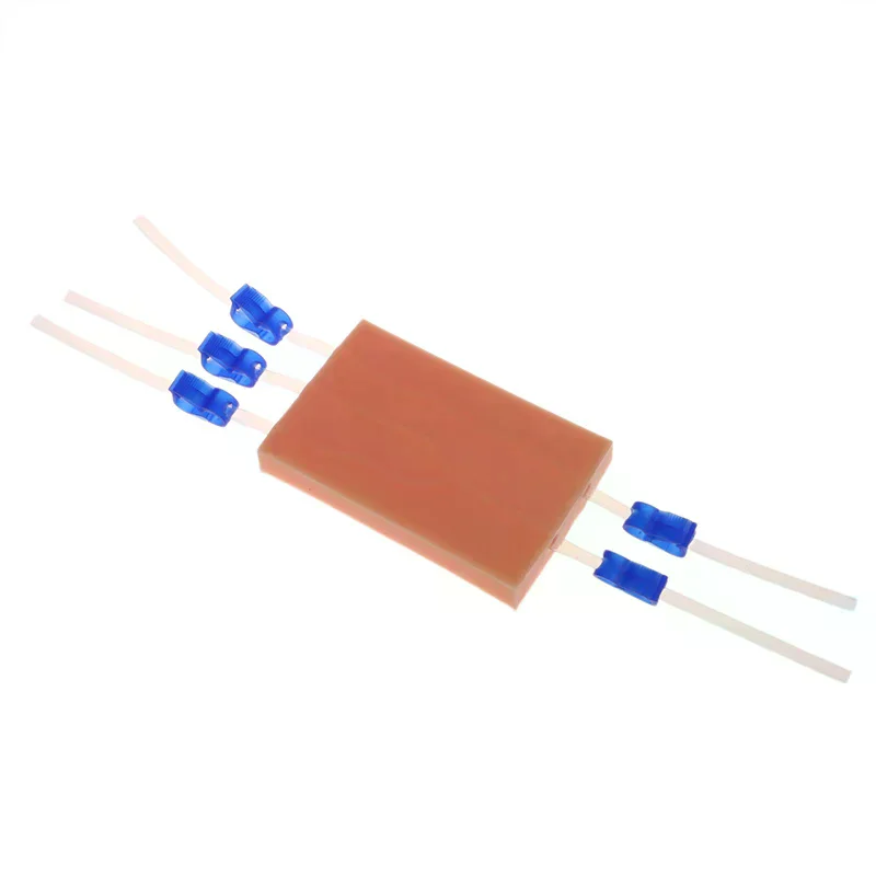Pad Portable Venipuncture Injection Practice Simulation Human Skin Tear Resistant for Students Nurses Suture Training Model