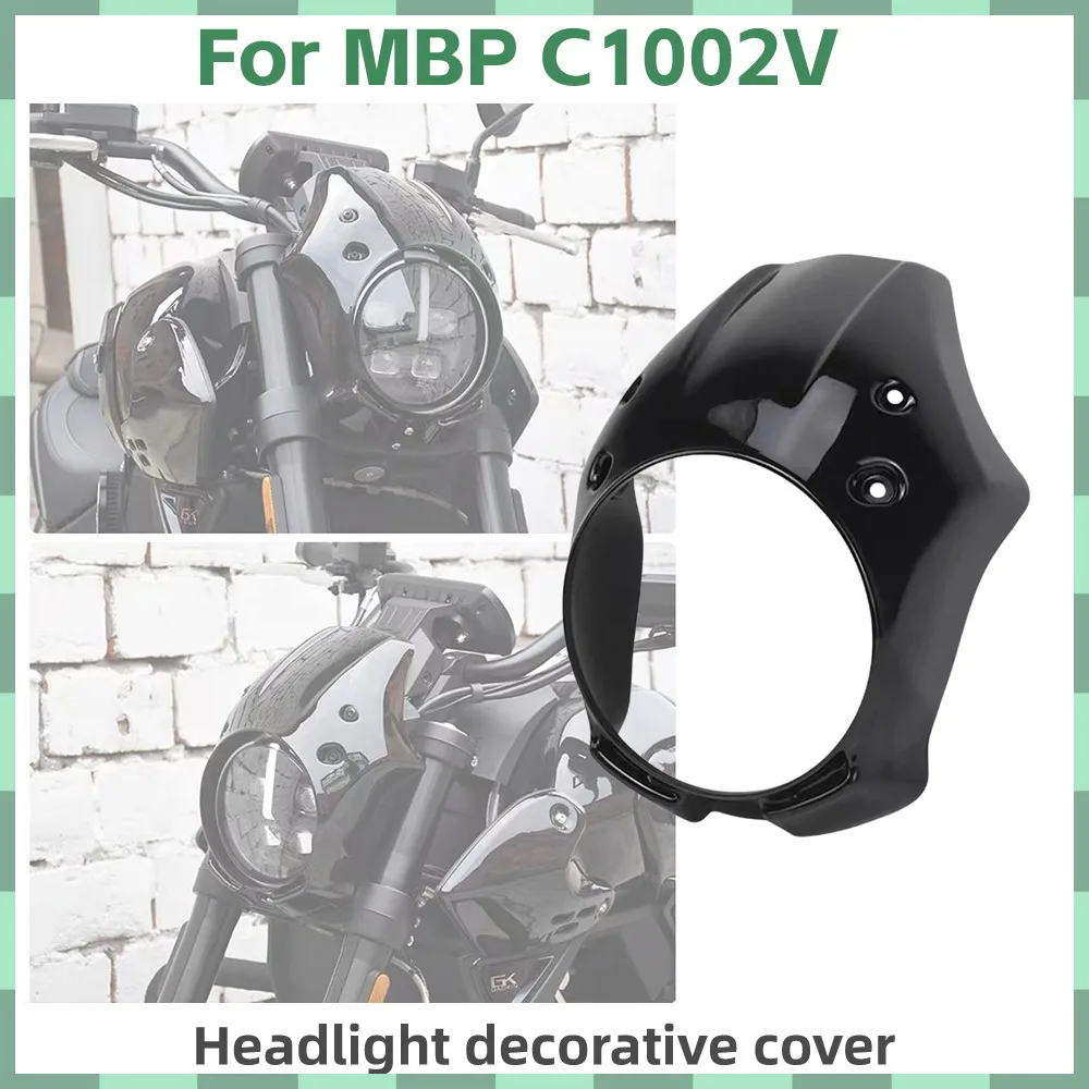 New For MBP C1002V C 1002V Headlight Decorative Cover Front Windshield Retro Decoration Headlight Pig Head Cover MBP C1002V