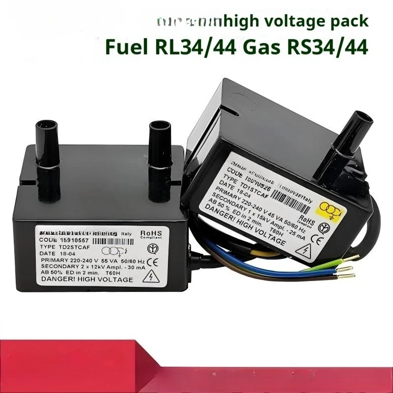 Single/Double Pole Ignition Transformer 2*10KV 1*15KV RS34 RS44 Ignition Transformer Burner Accessories