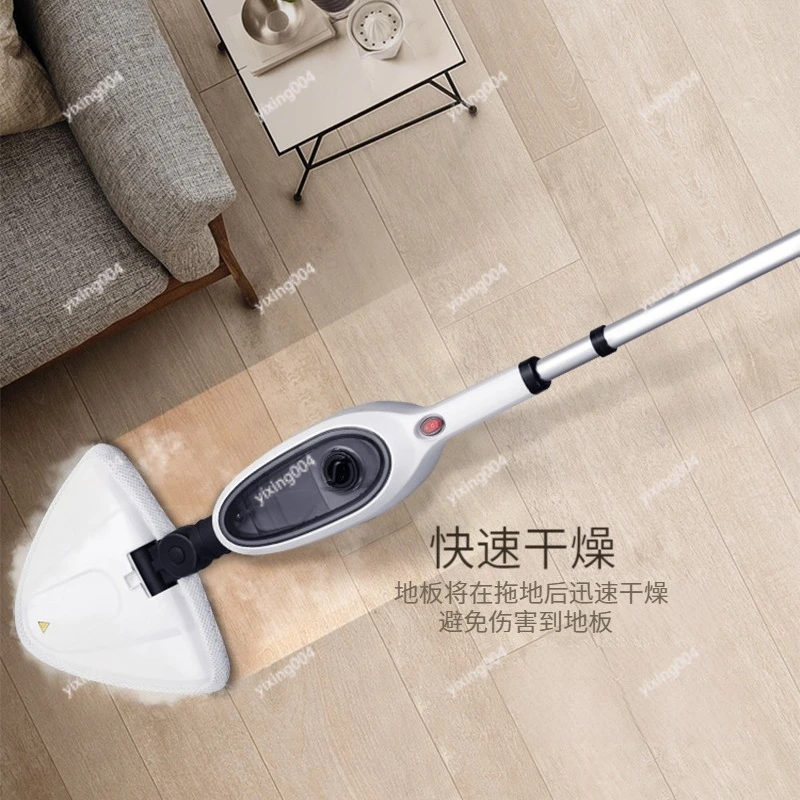 

Multifunctional Electric Steam Mop, High Temp Sterilizer Floor Washer Lazy Cleaning Tool