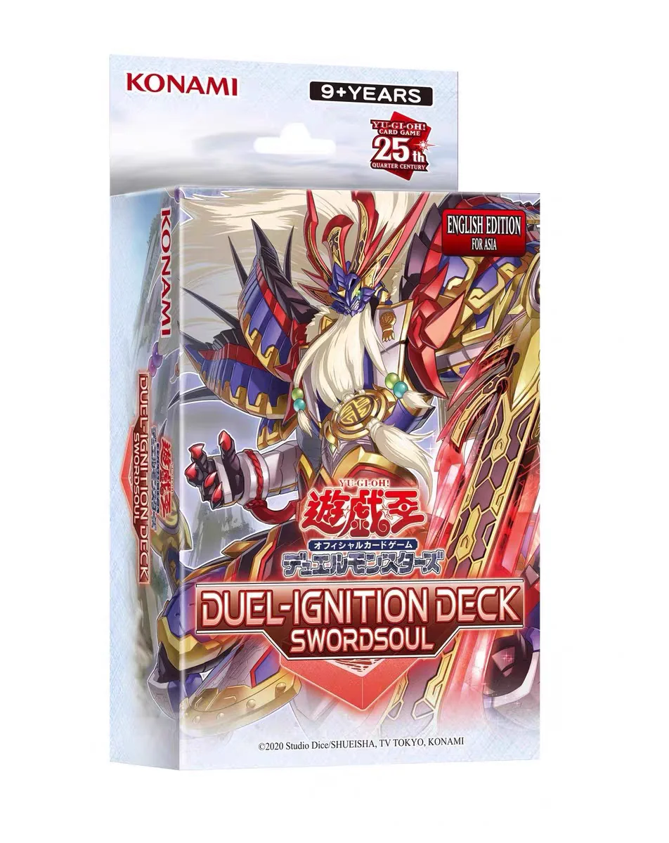 Original English Yu Gi Oh Duel Monsters 25th Structure Deck:SORDSOUL HERO Advent Of Eyes Of Blue SD47 Collection Booster Box