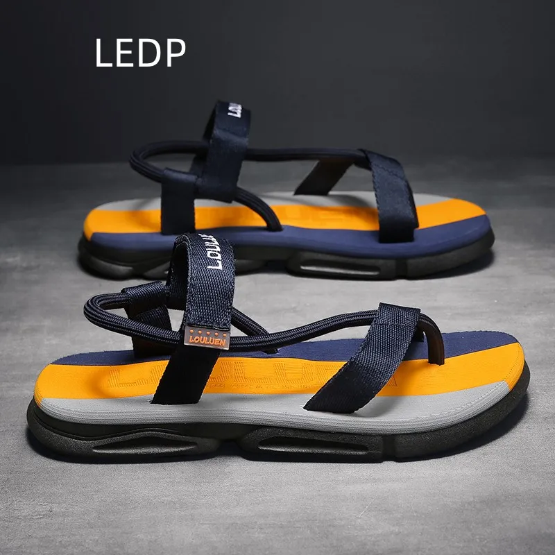 Men\'s Sandals Flip-Flops Casual Outdoor Waterproof Comfort Trend Versatile Breathable Wear-resistant Flat Shoes Summer Main