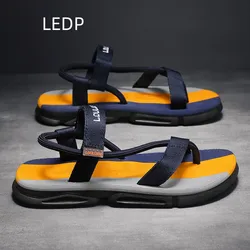 Men's Sandals Flip-Flops Casual Outdoor Waterproof Comfort Trend Versatile Breathable Wear-resistant Flat Shoes Summer Main