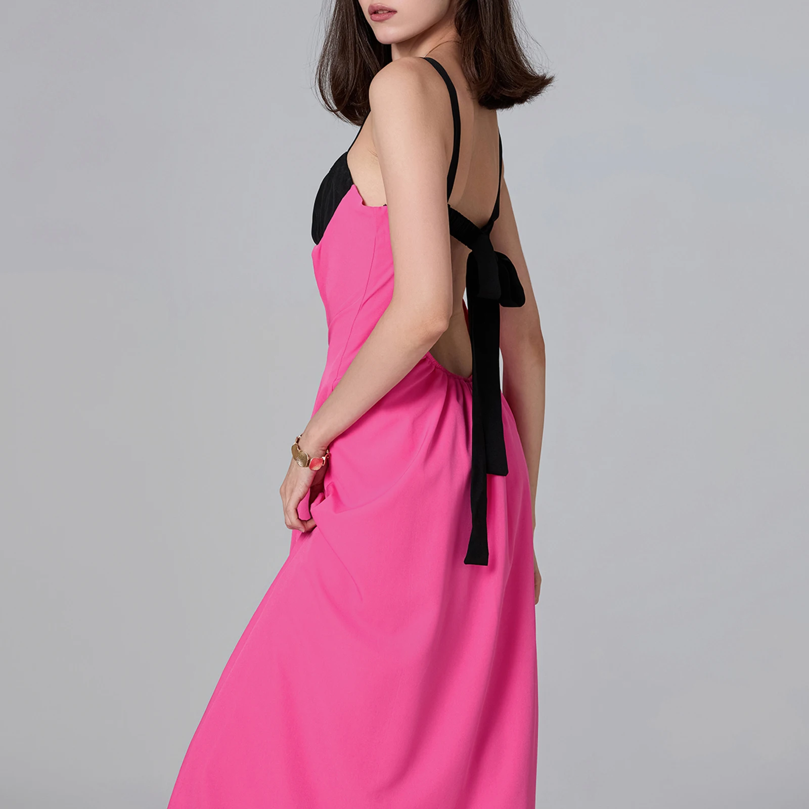 Robe longue d'été pour femmes, tenue de plage, dos nu