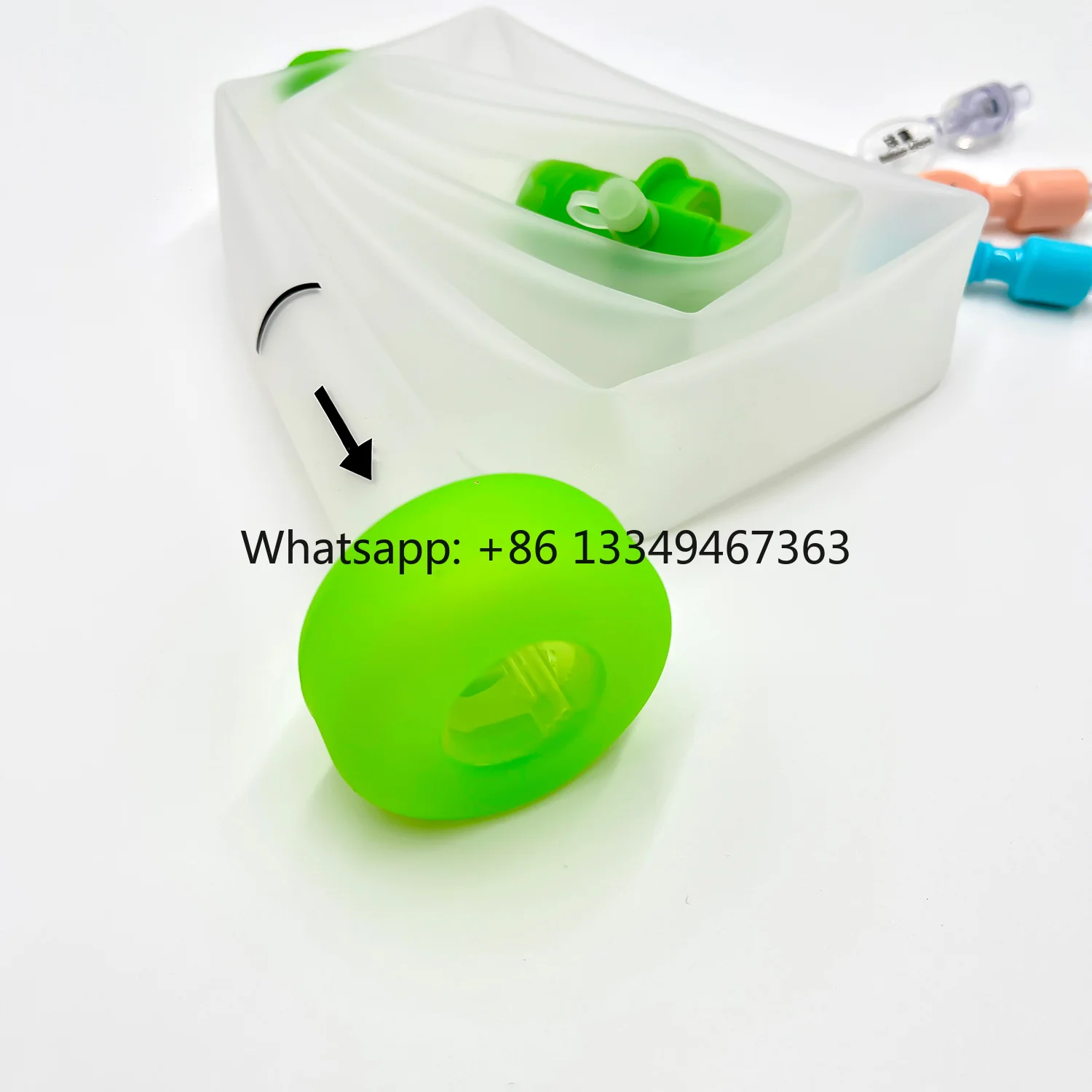 Medical Grade 100% Silicone Fecal Incontinence Management Kit for Bedridden Patients with Stool Containment