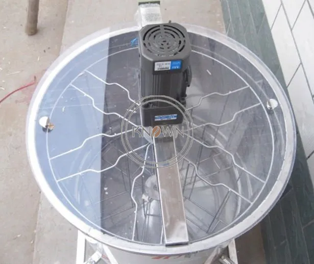 Extracteur de miel électrique en acier inoxydable, 6 cadres, équation de machine, différentes options de cadre, utilisé