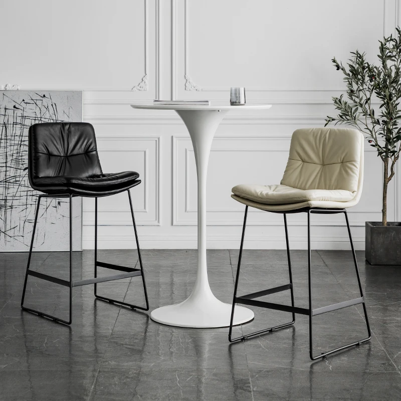 Nordic Design Simple Bar Chair, Balcão e café cadeiras de jantar, Cadeiras altas de recepção, Móveis Sandalye, HD50BY