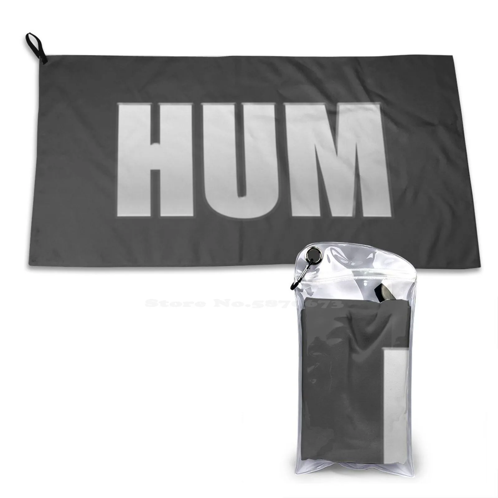 Hum Soft Microfiber Fabric Face Towel Humming Off Road 4X4 4444Force Online Shopping Web Store Ozzyme Red Bubble Text Printed