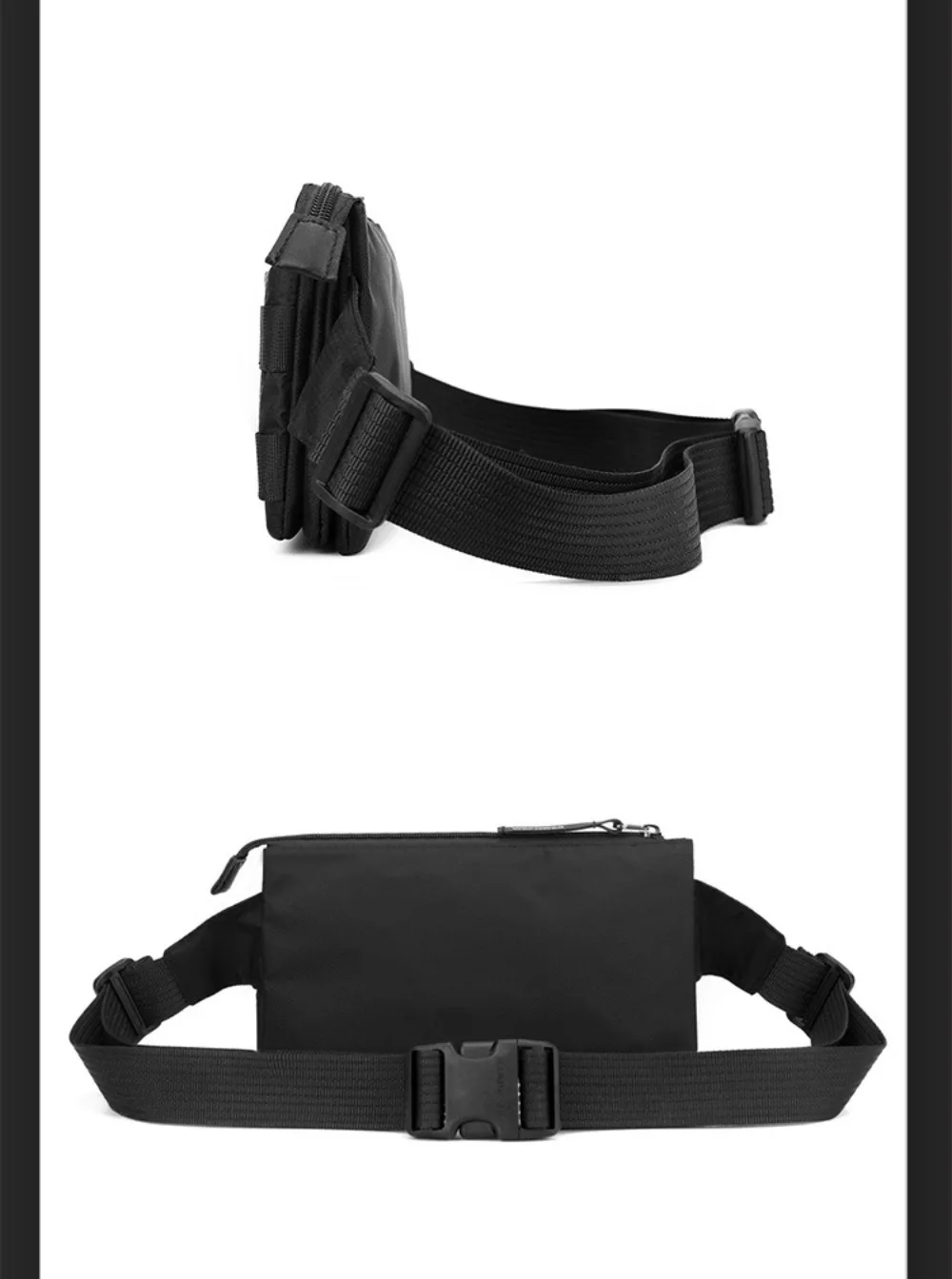 Hochwertige Vintage-Style Herren-Hüfttasche Multifunktionale Kleine Gürteltasche Einfaches Design Schultertasche für Outdoor-Aktivitäten – Detail 20