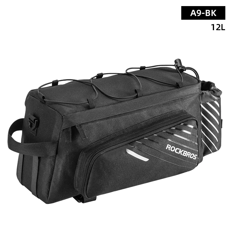 ROCKBROS Fahrradträgertasche wasserdicht 35L großes Fassungsvermögen Gepäckträger-Regaltasche Multifunktions-Reisetasche Fahrradzubehör 5